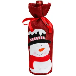Décorations de Noël - Porte-bouteille Bonhomme de NeigeVendu parrue-du-commerce