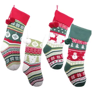 Sacs Cadeau Noël - Flocon de Neige - 4 pcs pas cher