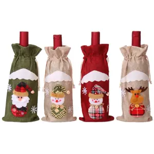 C310 Couvre-bouteille Poupée Noel pas cher