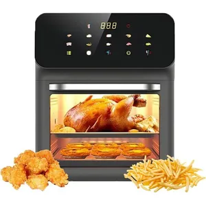 PRUMYA Friteuse à Air, 12L Friteuse sans Huile avec Fenêtre de Visuali... pas cher