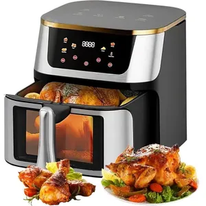 Friteuse à Air Chaud - PRUMYA - 12L - 1400W - Écran Tactile LED - 8 Fo... pas cher
