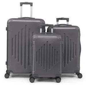 ALIGHTUP - Set de Valises - Lot de 3 Valises à roulettes - Rayures en ... pas cher