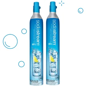 Sodastream Lot de 2 cylindres de recharge gaz 60L pour machine à gazéifier Soda C... pas cher