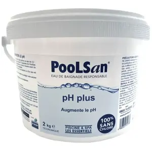 Correcteur de pH plus piscine Poolsan seau 2 kg