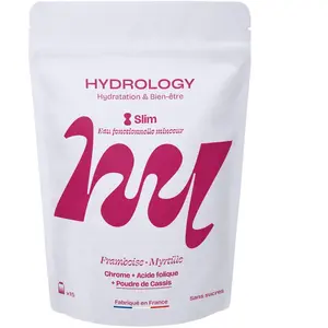 HYDROLOGY Pastilles aromatisées - Slim - Myrtille & framboise - 15 billes