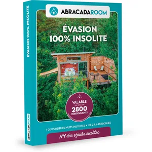 Coffret cadeau Abracadaroom Evasion 100% Insolite pas cher