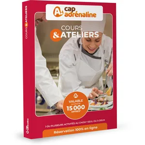 Coffret cadeau Cap Adrénaline Cours & Ateliers pas cher