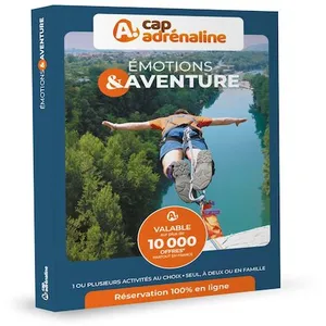 Coffret cadeau Cap Adrénaline Emotions & Aventure pas cher