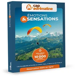 Coffret cadeau Cap Adrénaline Emotions & Sensations pas cher