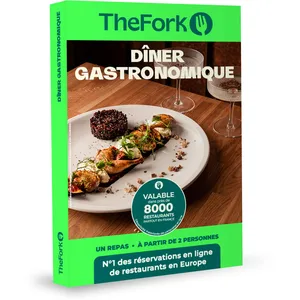 Coffret cadeau TheFork Dîner Gastronomique pas cher