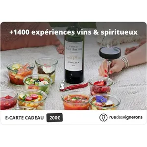 Carte cadeau Rue des Vignerons 200 eurosVendu parfnac