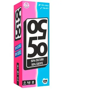 Jeu de cartes Asmodee 50 50 Apprentissage 2-16 joueurs 30 min Espagnol pas cher