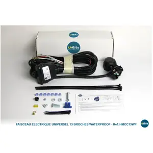 Faisceau D'attelage Universel (13 Broches) U-kits Utilitaire Etanche pas cher