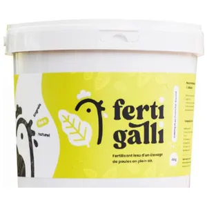 UKAL Engrais à base de fientes de poules - Seau de 4 kg FERTI GALLI pas cher
