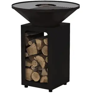 OYAT B.B.O 58 Noir, Acier thermolaqué, diamètre 58 cm BBO58N pas cher