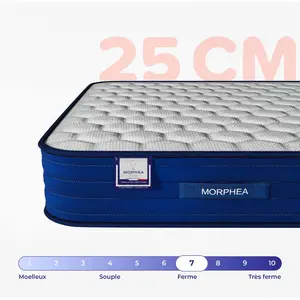 Matelas hybride premium Jade - mémoire de forme - 25 cm, 90x200 cm pas cher