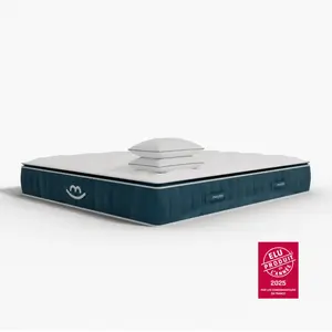 MORPHEA FRANCE Pack Hiver - Matelas 30cm et oreillers x2, 140x200 / 50x70 pas cher