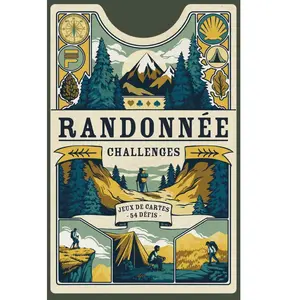 Jeu de cartes randonnée challenges pas cher