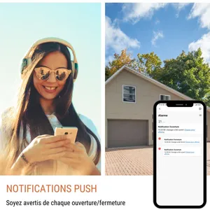 Comparateur de prix : KONYKS Détecteur d'ouverture de portes et fenêtres Wi-Fi / Bluetooth Easy sur batterie. USB-C