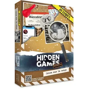 Jeu d enquête Hidden Games Crime sur la neige pas cher