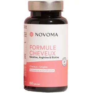 Novoma formule cheveux 60 gélules
