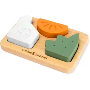 Louise et Gabriel - Puzzle Arthur en silicone Multicolore taille unique pas cher