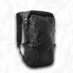 Haize Project - Rolltop 25 X-Pac - Sac à dos Black - 25 L pas cher