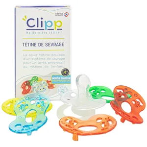 CLIPP Tétine de Sevrage Couleur pas cher