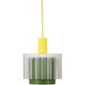 Warren & Laetitia GIGI n°4-Suspension Matériaux recyclés L18cm Multicolore pas cher