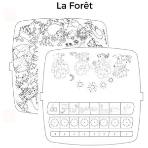 Recharge pour Coloritable Forêt (6 pièces)