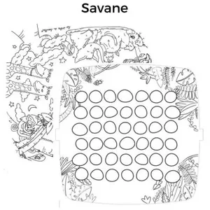 Recharge pour Coloritable Savane (6 pièces)