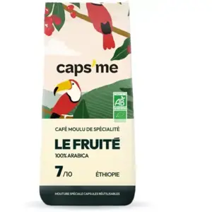 Café moulu CAPS ME de spécialité Le Fruité 200g pas cher
