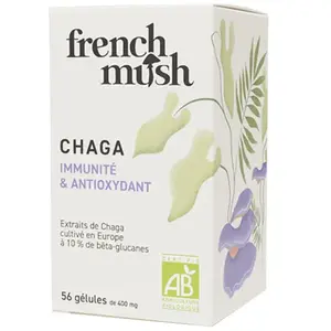 French Mush Chaga bio 56 gélules pas cher
