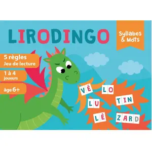 Asmodée Jeu D'ambiance Asmodee Lirodingo Syllabes Et Mots pas cher