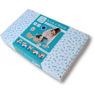 Sarbakane Blocs de construction en bois FSC Brick A Block Starter (24 pièces) pas cher