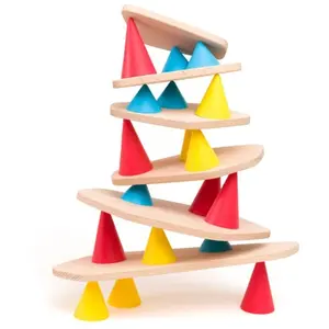 Jeu créatif en bois Piks Oppi Petit 24 pièces