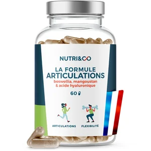 Comparateur de prix : Nutri&Co Articulation & Flexibilité Formule Articulations Vegan 60 gélules