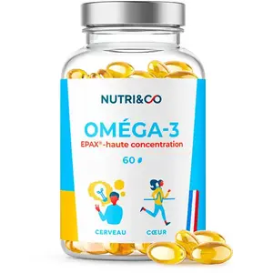 Nutri & Co Les Oméga-3 Huile de Poissons Sauvages 60 gélulesVendu pardocmorris