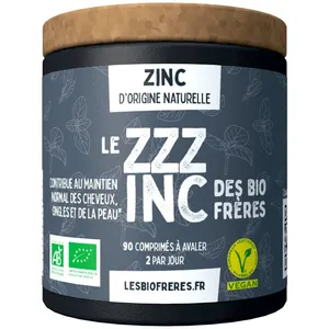 Les Bio Frères Le ZZZ INC Naturale Zinc 90comp pas cher