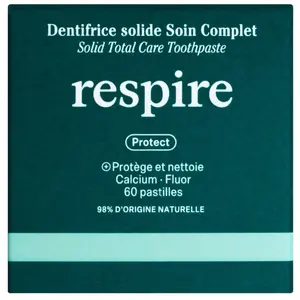 Comparateur de prix : RESPIRE Dentifrice Solide 60 Pastilles