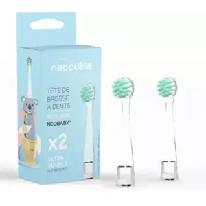 Brossette dentaire NEOPULSE x2 NEOBABY VertVendu paramazon