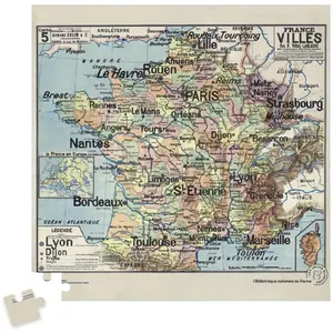 Comparateur de prix : JOLIES PLANCHES Puzzle France des villes par Vidal-Lablache - 1000 pièces