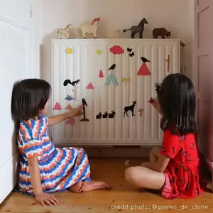 La cabane à rêves Magnets animaux   forêt pas cher