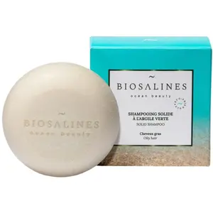 Comparateur de prix : Biosalines shampooing solide à l'argile verte 75gr
