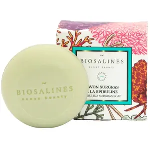 Biosalines savon surgras à la spiruline 70gr pas cher