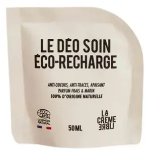 La crème libre Le déodorant 100% Naturel Eco-Recharge pas cher