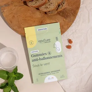 Comparateur de prix : Epycure Digestion Gummies anti-ballonnements sans sucres x60