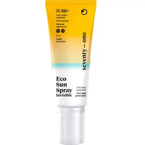 Crème solaire visage & corps minérale spray invisible SPF50+ ... pas cher