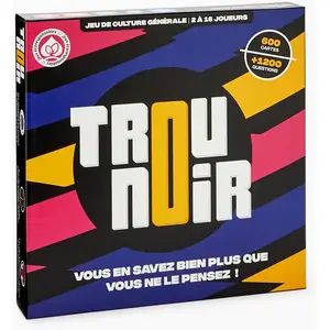 Comparateur de prix : ATM Gaming Trou Noir - Jeu de Societe - Jeu d'ambiance - Quiz Culture Générale Entre Amis ou en Famille