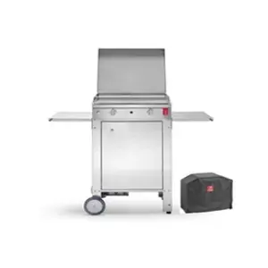 Plancha CHEF 55 Lisse + Chariot Fermé + Couvercle + Housse PLANETVendu pardarty